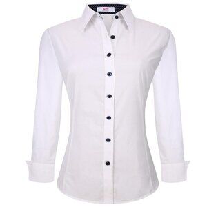 Easy care esabel.c original since 1982 white button down